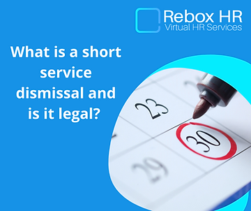 Let’s talk short service dismissals…